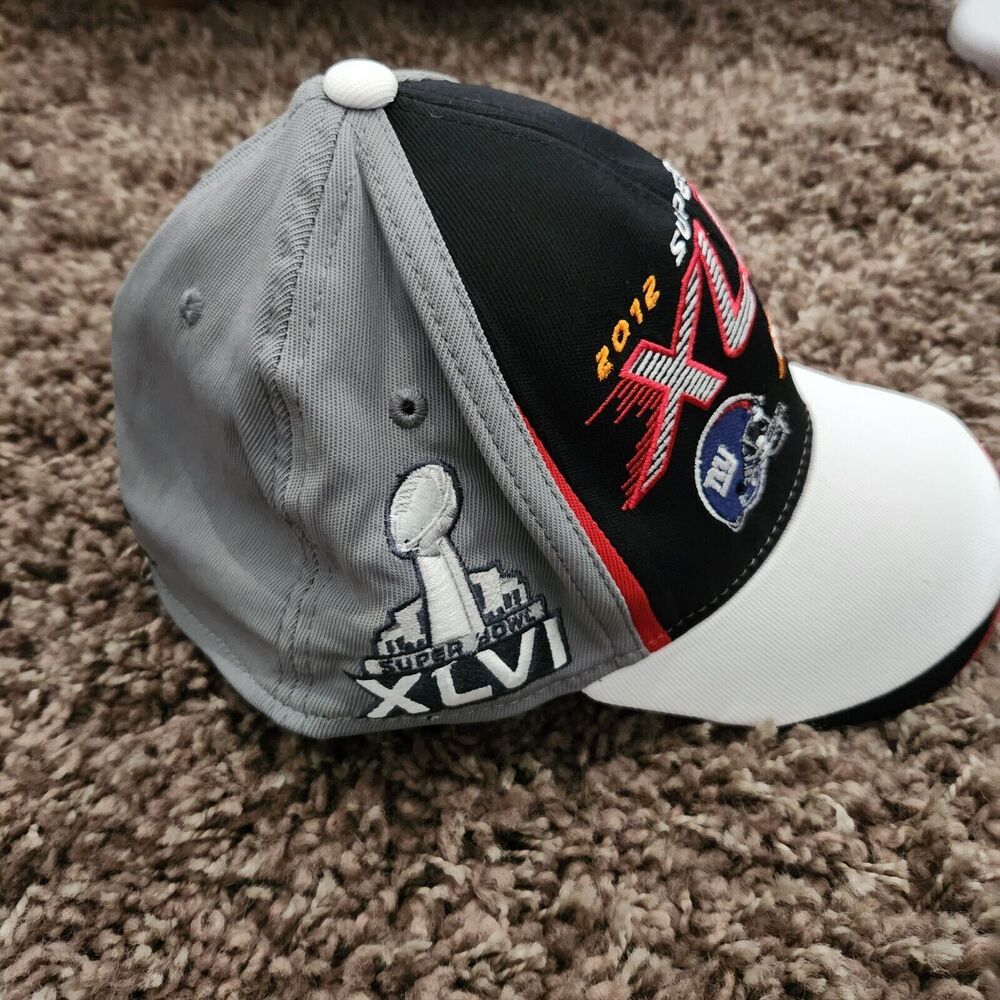 NY Giants Vs Patriots 2012 Superbowl Stadium Exclusive  Hat Cap Limited Edition - Picture 4 of 7